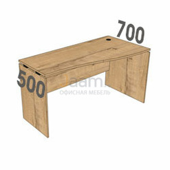 Мебель для персонала Стол криволинейный СК140(70)L/R PRO BLACK