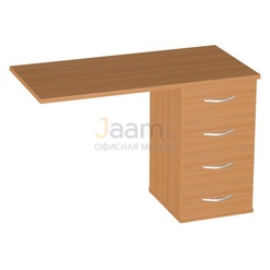 Мебель для персонала Тумба приставная узкая Э-26.1,Э-26.4