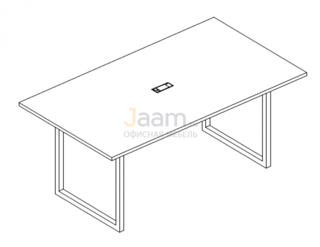 Стол для переговоров Стол для переговоров на металлокаркасе QUATTRO Б4 122 БП