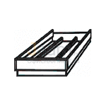 Мебель для гостиниц Каркас кровати ГР 240 ОАН