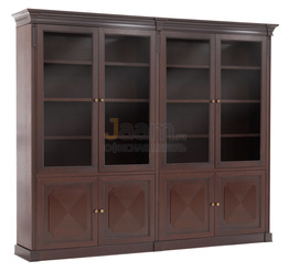 Кабинет руководителя Офисный шкаф комбинированный L284 106 510.510/601.602 WAL