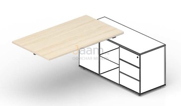 Мебель для персонала Стол для крепления к сервисной опорной тумбе STPS166FU