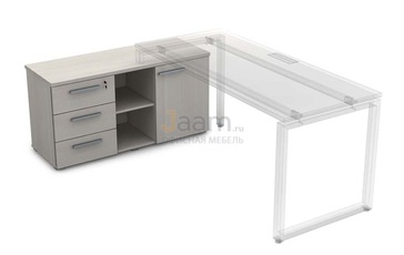 Мебель для персонала Офисная тумба с 3-мя ящиками и дверкой 9Т.006