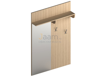 Мебель для гостиниц Вешалка настенная с зеркалом и полкой КР 721