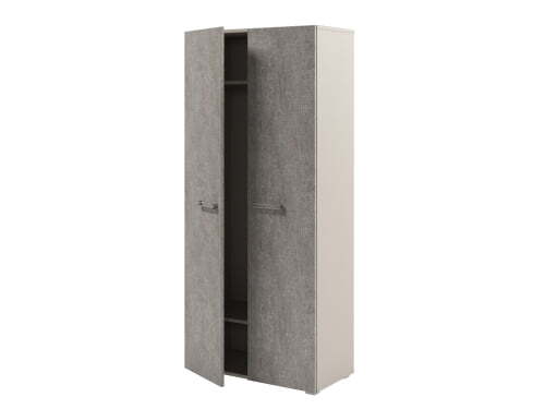 Гардероб широкий Solution D-721 800x414x1820 (Бетон/Кашемир)