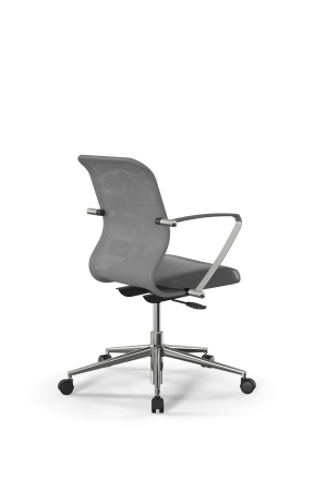 Кресло для руководителя Метта Sit 8 M4-9K - X2+Extra /Uh00/Wh12/K5cL(M01.B23.G18.W02) (Серый)