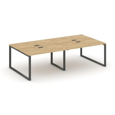 Рабочая станция 2-х сторонняя SN-6O.DRS-044 (3160х1432х750) (Тиквуд Светлый/Металл Антрацит)