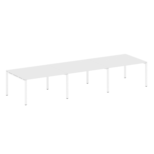 Переговорный стол 3 столешницы Metal System Style БП.ПРГ-3.3 4200x1235x750