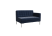 Секция с подлокотником двухместная FR-SP-02 (L)