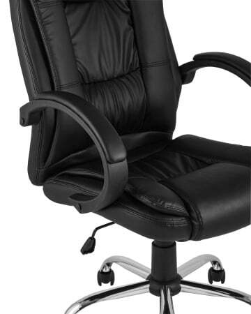 Кресло руководителя TopChairs Atlant черное (Компьютерное кресло Atlant черный)