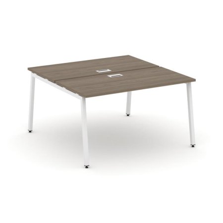 Рабочая станция 2-х сторонняя SN-4A.DRS-024 (1580х1632х750) (Вяз Благородный/Металл Белый)