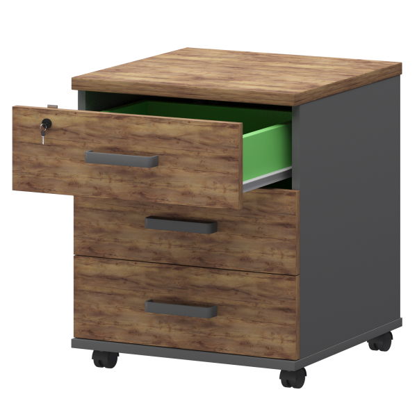 Тумба подкатная Смарт СМТ-3ПЦ Тип2 434x450x620