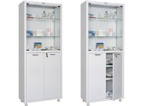 Медицинский шкаф HILFE МД 2 1670/SG (Белый)