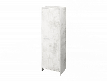 Гардероб FI-621.D. Фурнитура INOX 600х460х1861