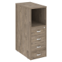 Тумба 4 ящика завершающая, левая Onix O.R-TV-4L 436x767x1185