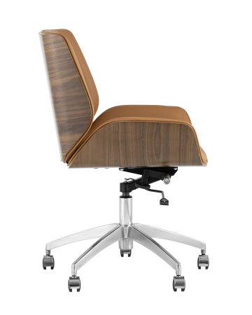 Кресло офисное TopChairs Crown NEW (Crown коричневый)