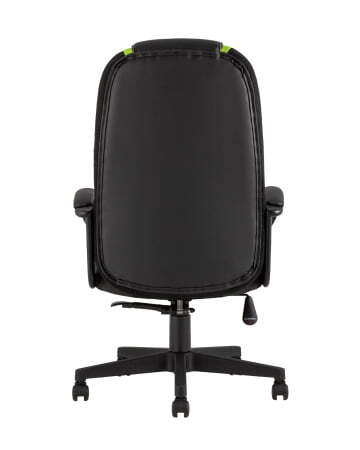 Кресло игровое TopChairs ST-CYBER 9 черный/зеленый (Геймерское кресло ST-CYBER 9 зеленый)
