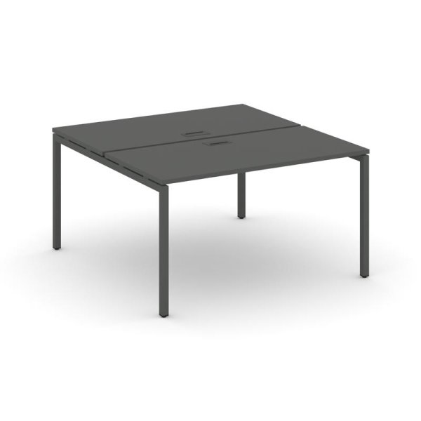Рабочая станция 2-х сторонняя SN-4P.DRS-001 (980х1232х750) (Антрацит/Металл Антрацит)