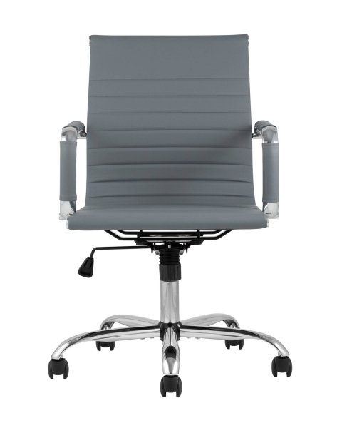 Кресло офисное TopChairs City S серое (Компьютерное кресло City серый)