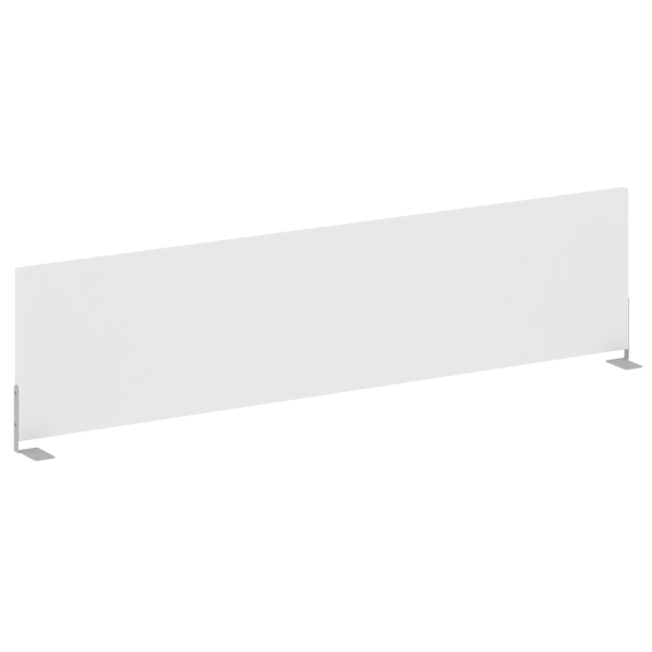 Экран боковой L1475мм Metal System Style Б.ЭКР-147 1475x18x348 (Белый/Серый металл)