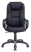 Кресло руководителя CH-839 черный Leather Black эко.кожа крестов. пластик