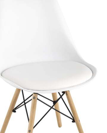 Стул Eames Soft белый (Стул Freames белый)