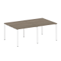 Переговорный стол 2 столешницы Metal System Style БП.ПРГ-2.1 2000x1235x750