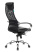 Кресло руководителя CH-609SL черный TW-01 TW-11 эко.кожа/сетка с подголов. крестов. металл хром