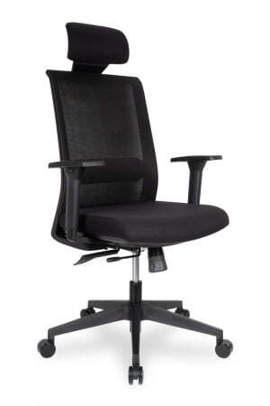 Офисное кресло College CLG-429 MBN-A Black (Черный)