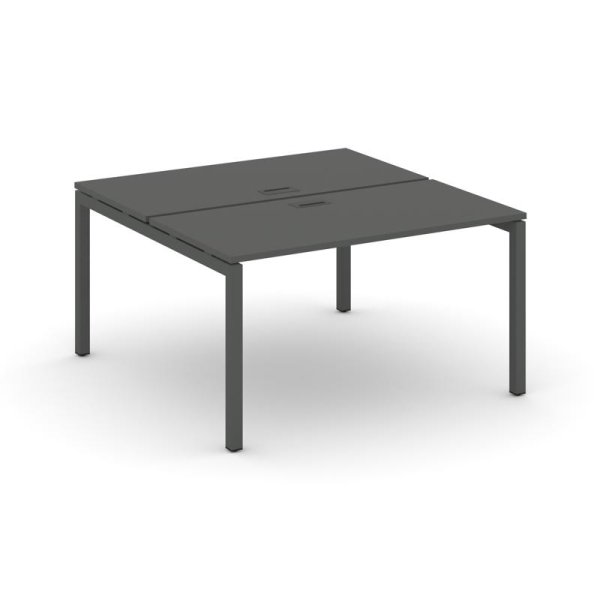 Рабочая станция 2-х сторонняя SN-5P.DRS-011 (980х1432х750) (Антрацит/Металл Антрацит)